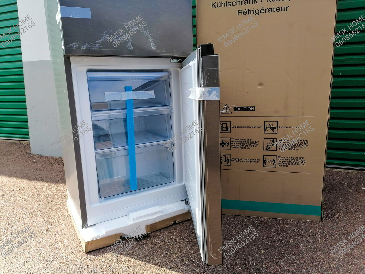 HISENSE 264L COMBI FRIDGE FREEZER [H370BIT)